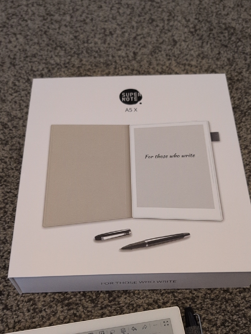 Supernote A5X With Case, Folio, And HOM Pen - Picture 2 of 9